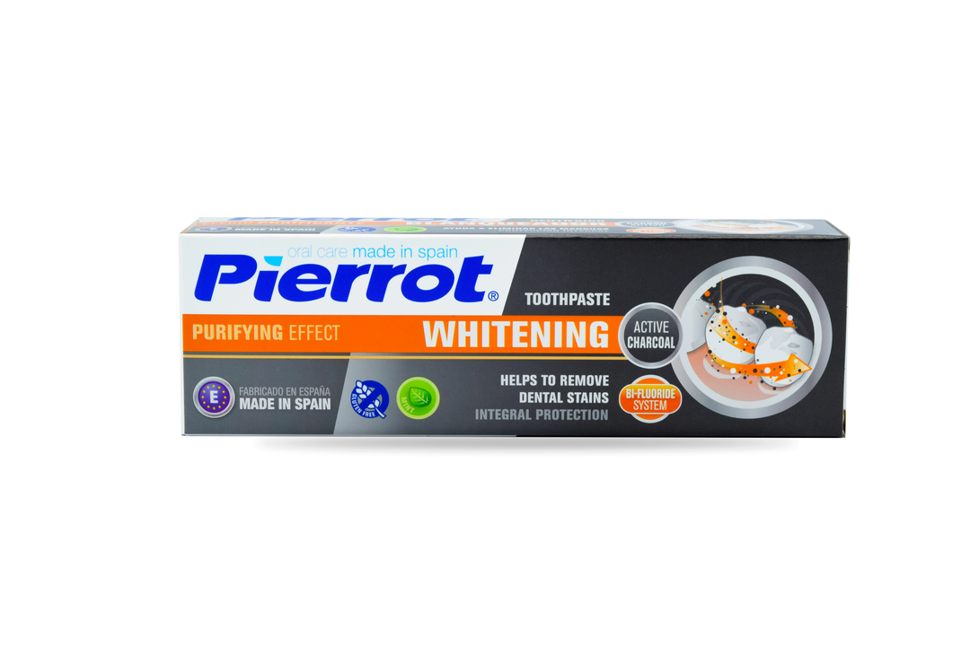 貝潔得 Pierrot 活性炭亮白潔淨牙膏 (75ml)