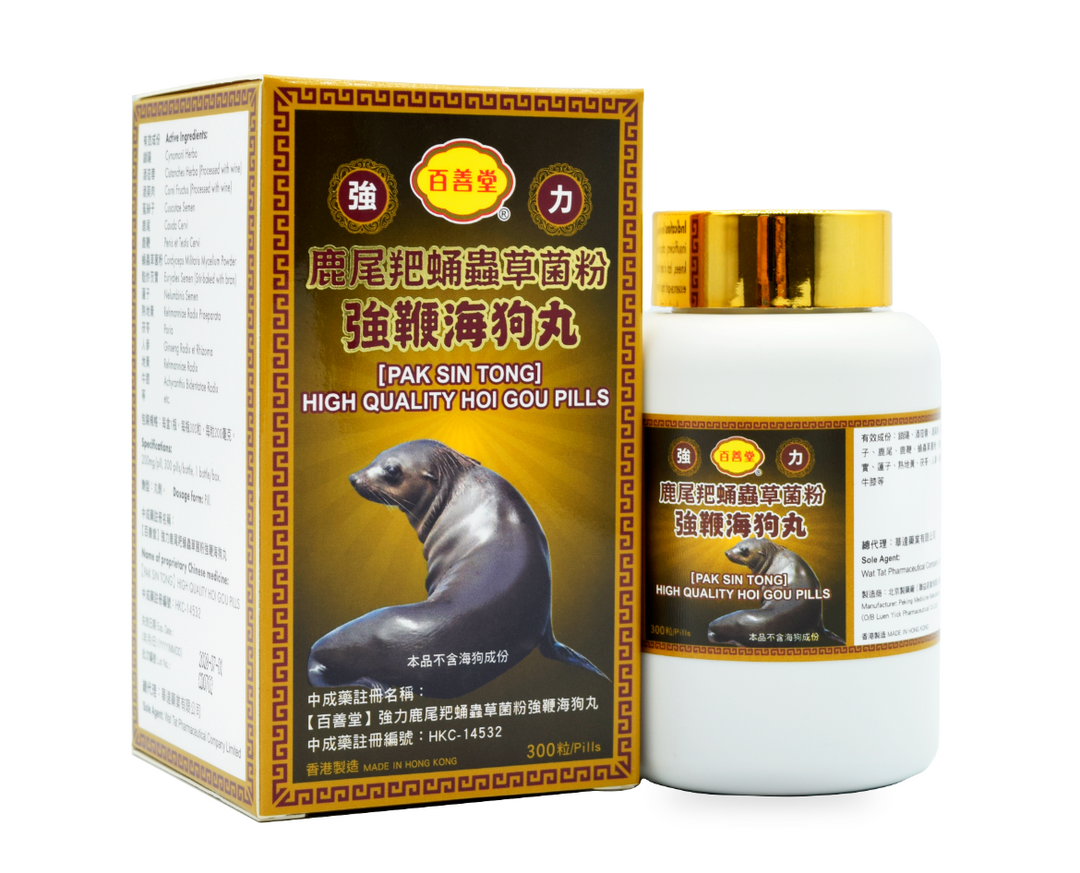百善堂 鹿尾羓蛹蟲草菌粉強鞭海狗丸 (300粒)