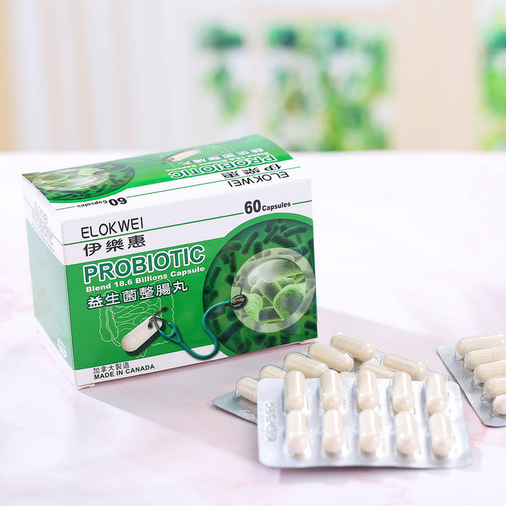 伊樂惠 益生菌整腸丸 (60粒膠囊)